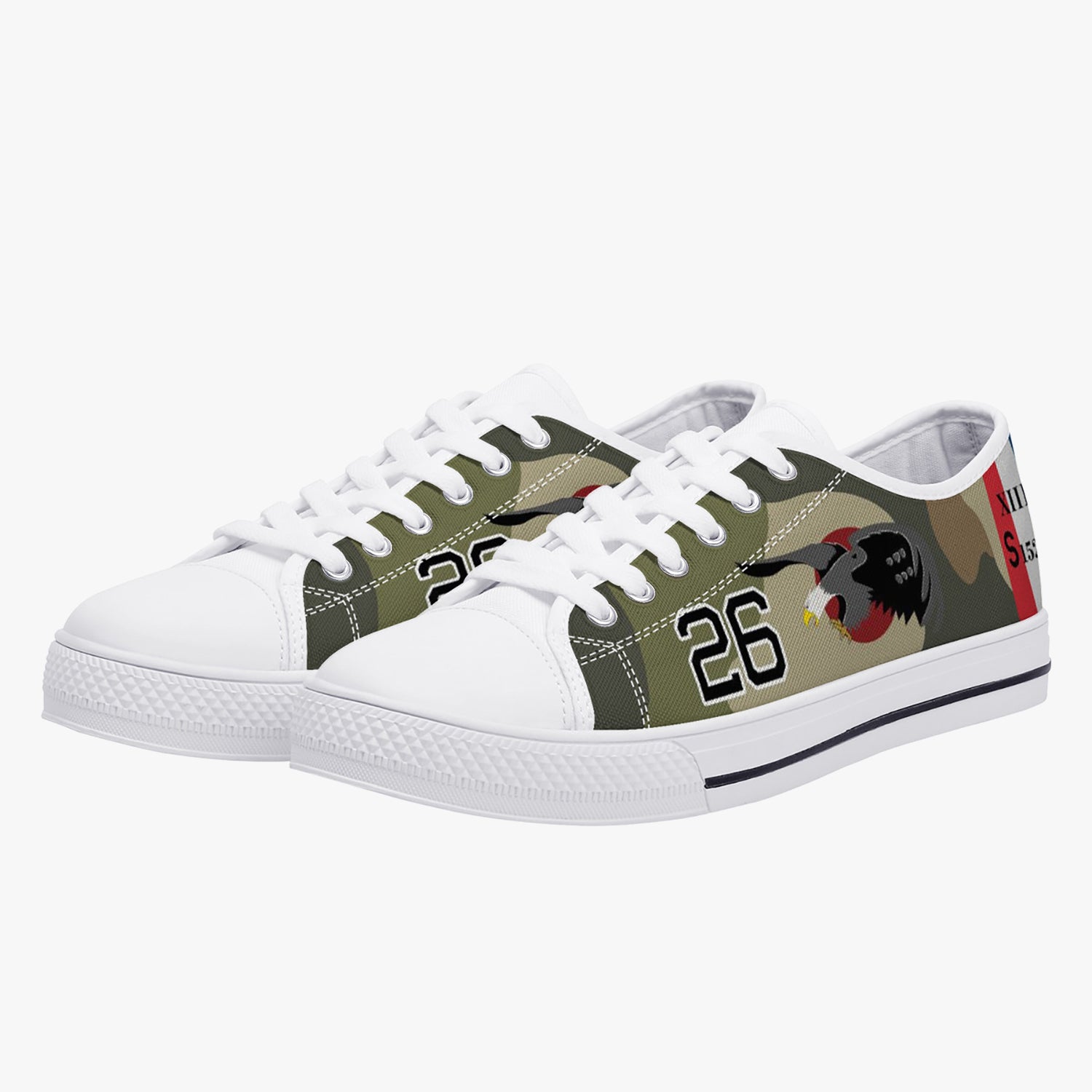 SPAD XIII of Lt. Frank Luke Low Top Canvas Shoes - I Love a Hangar