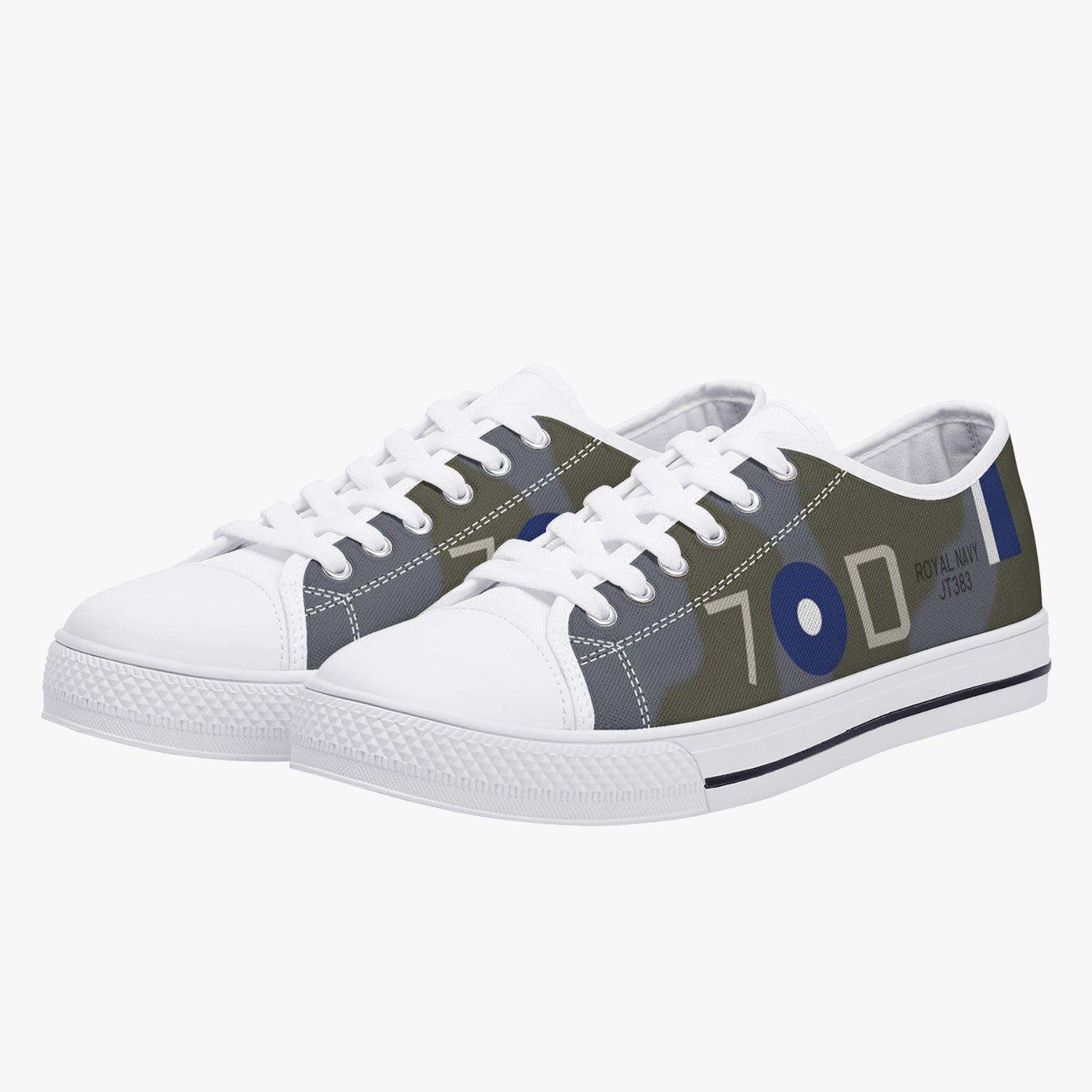F4U Corsair "7-D" Low Top Canvas Shoes - I Love a Hangar