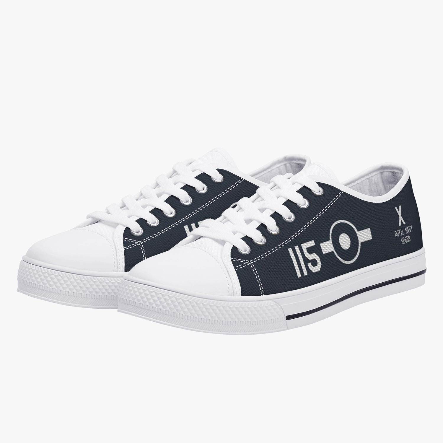 FG-1D Corsair  "X-115 " Low Top Canvas Shoes - I Love a Hangar