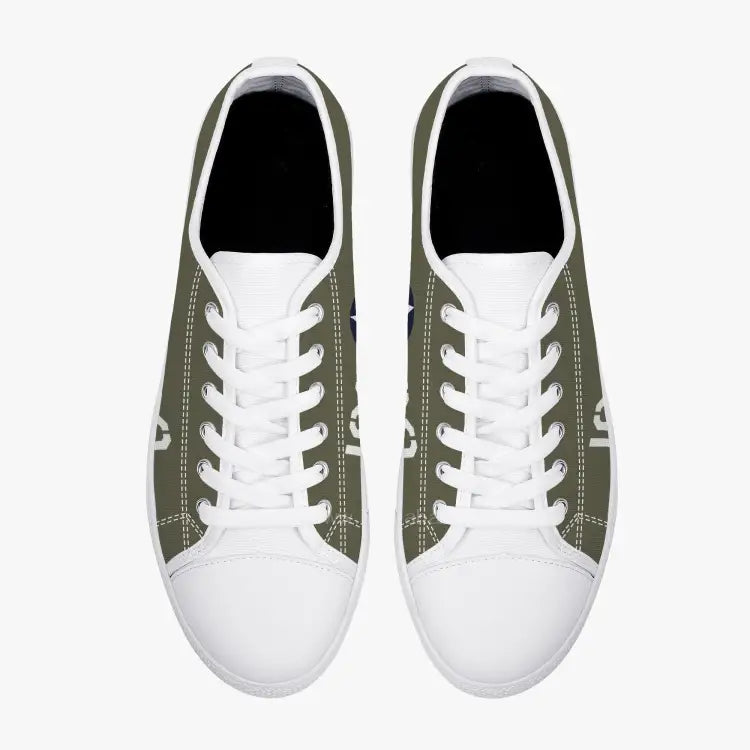 P-40 "#160" of 2LT George Welch Low Top Canvas Shoes - I Love a Hangar