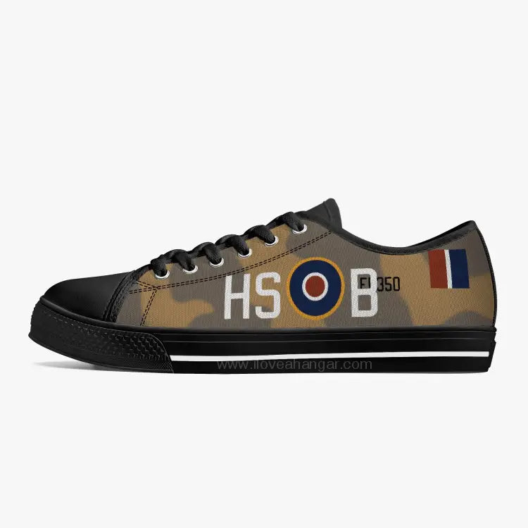 P-40 "HS-B" Low Top Canvas Shoes - I Love a Hangar