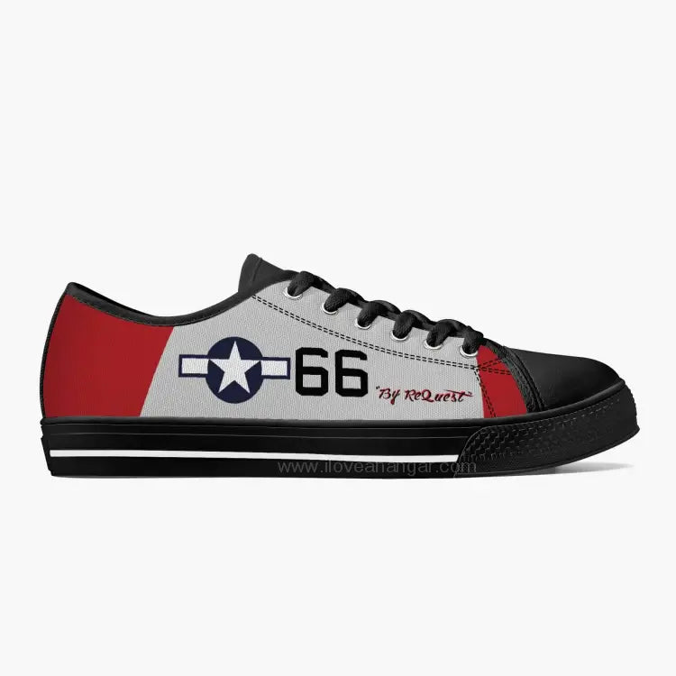 P-51 "By ReQuest" Low Top Canvas Shoes - I Love a Hangar