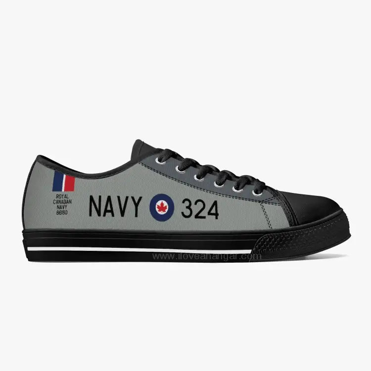 TBM-3 "Navy-324" Low Top Canvas Shoes - I Love a Hangar