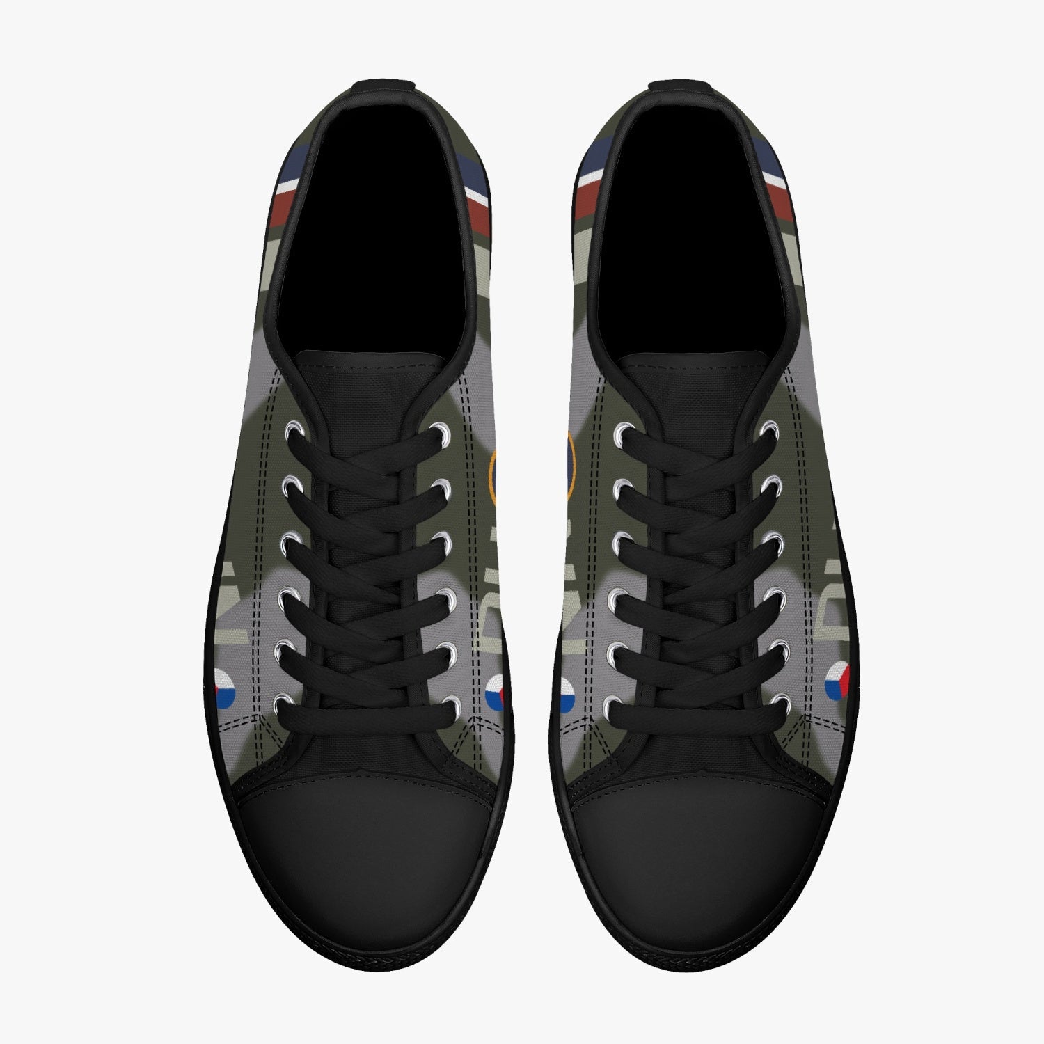 Spitfire AR501 Low Top Canvas Shoes - I Love a Hangar