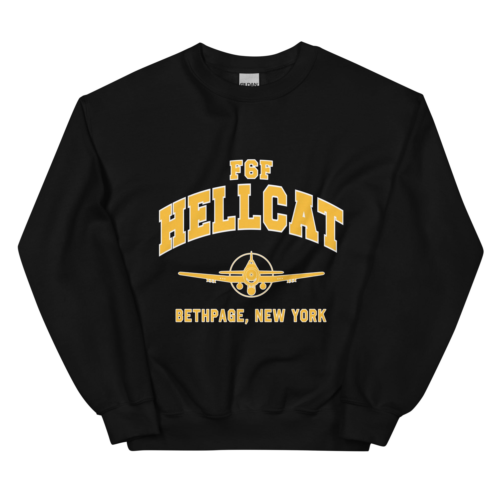 F6F Hellcat College Style Unisex Sweatshirt - I Love a Hangar