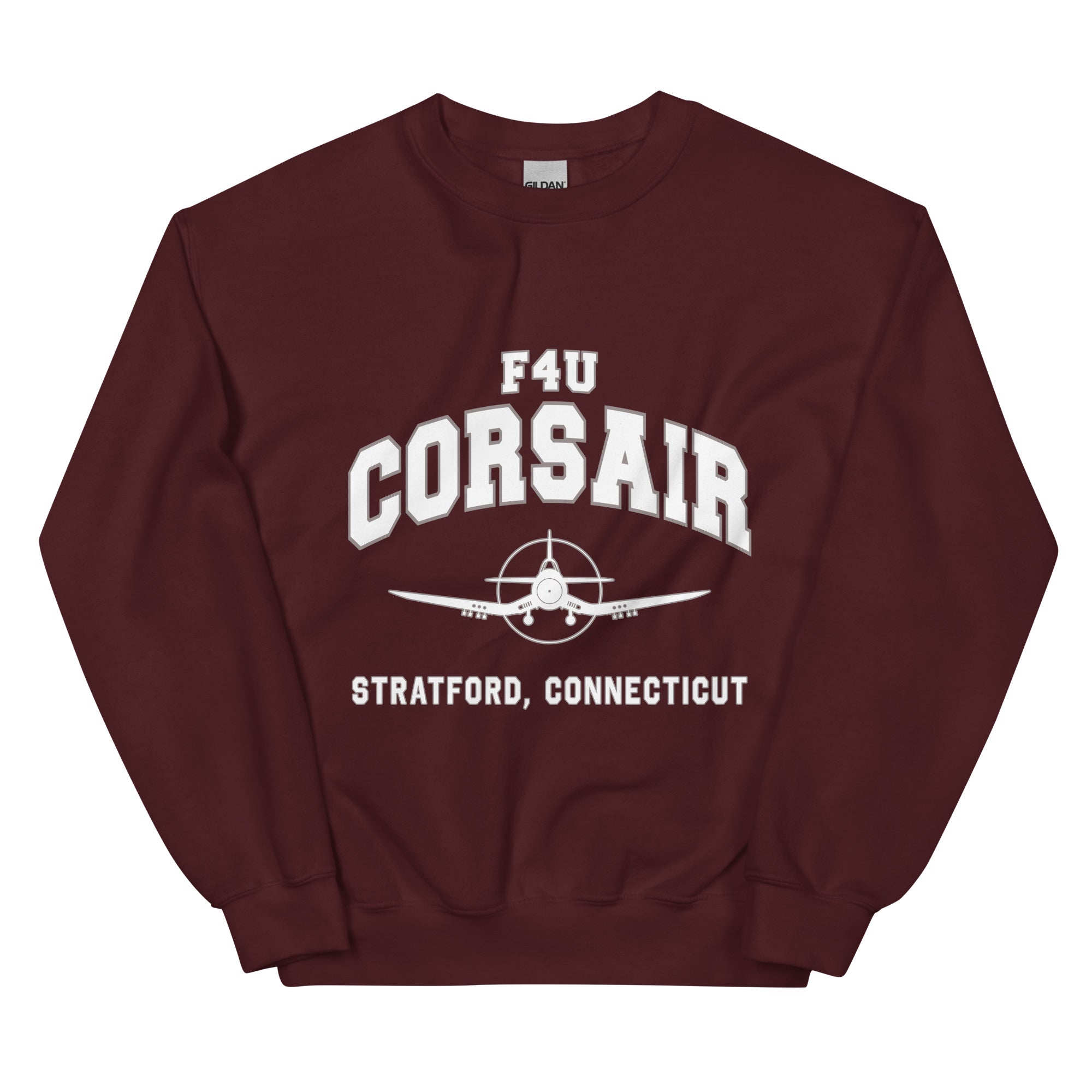 F4U Corsair College Style Unisex Sweatshirt - I Love a Hangar