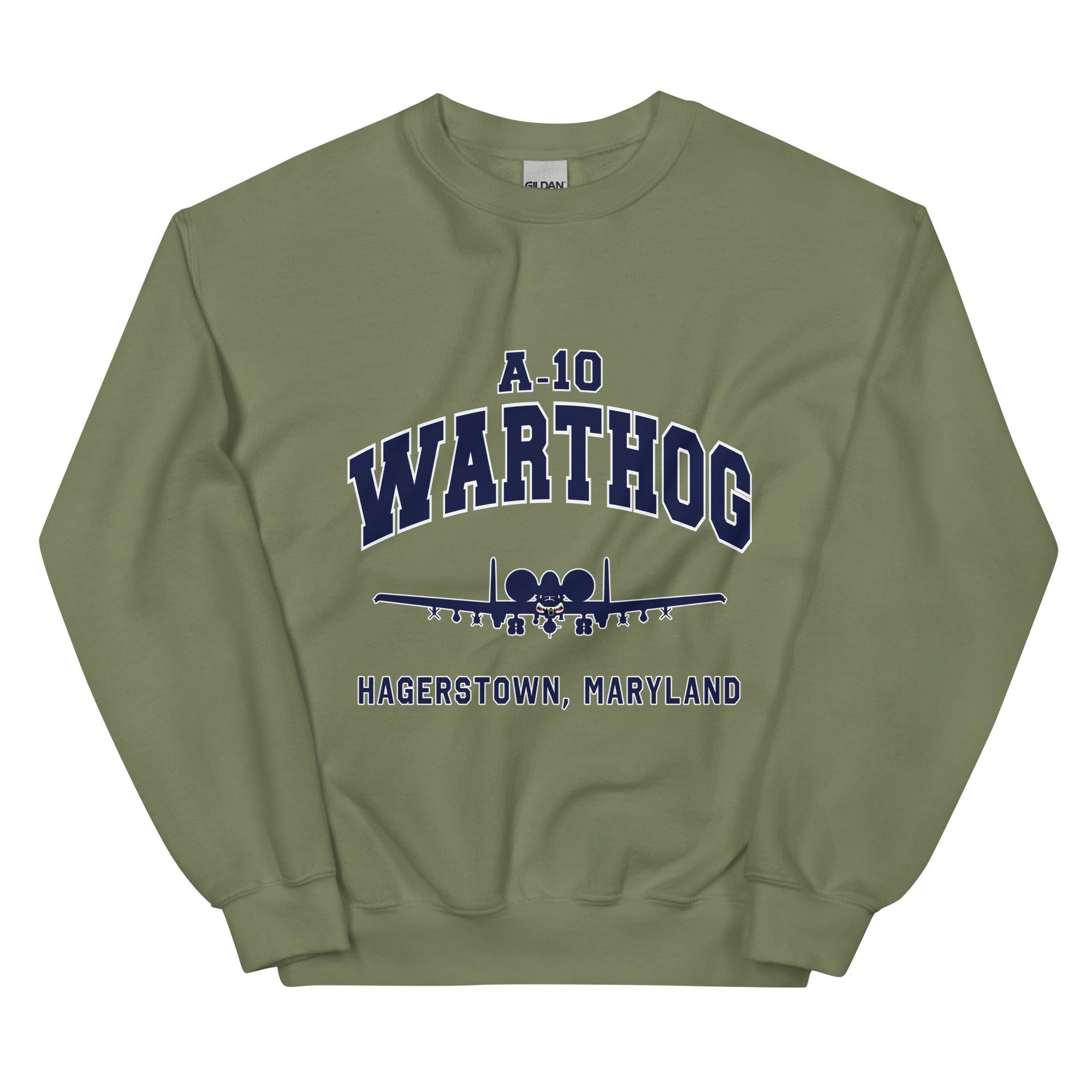 A-10 Warthog College Style Unisex Sweatshirt - I Love a Hangar