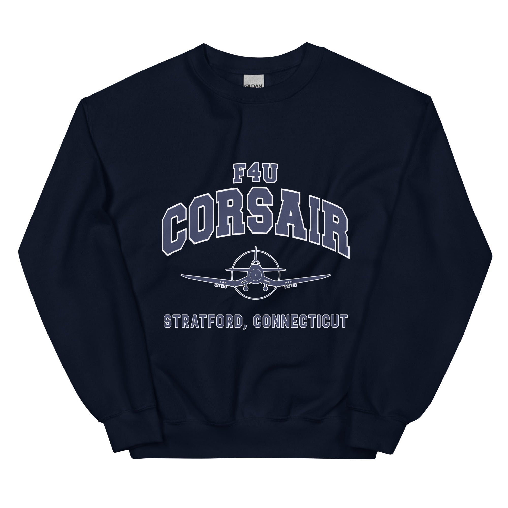 F4U Corsair College Style Unisex Sweatshirt - I Love a Hangar