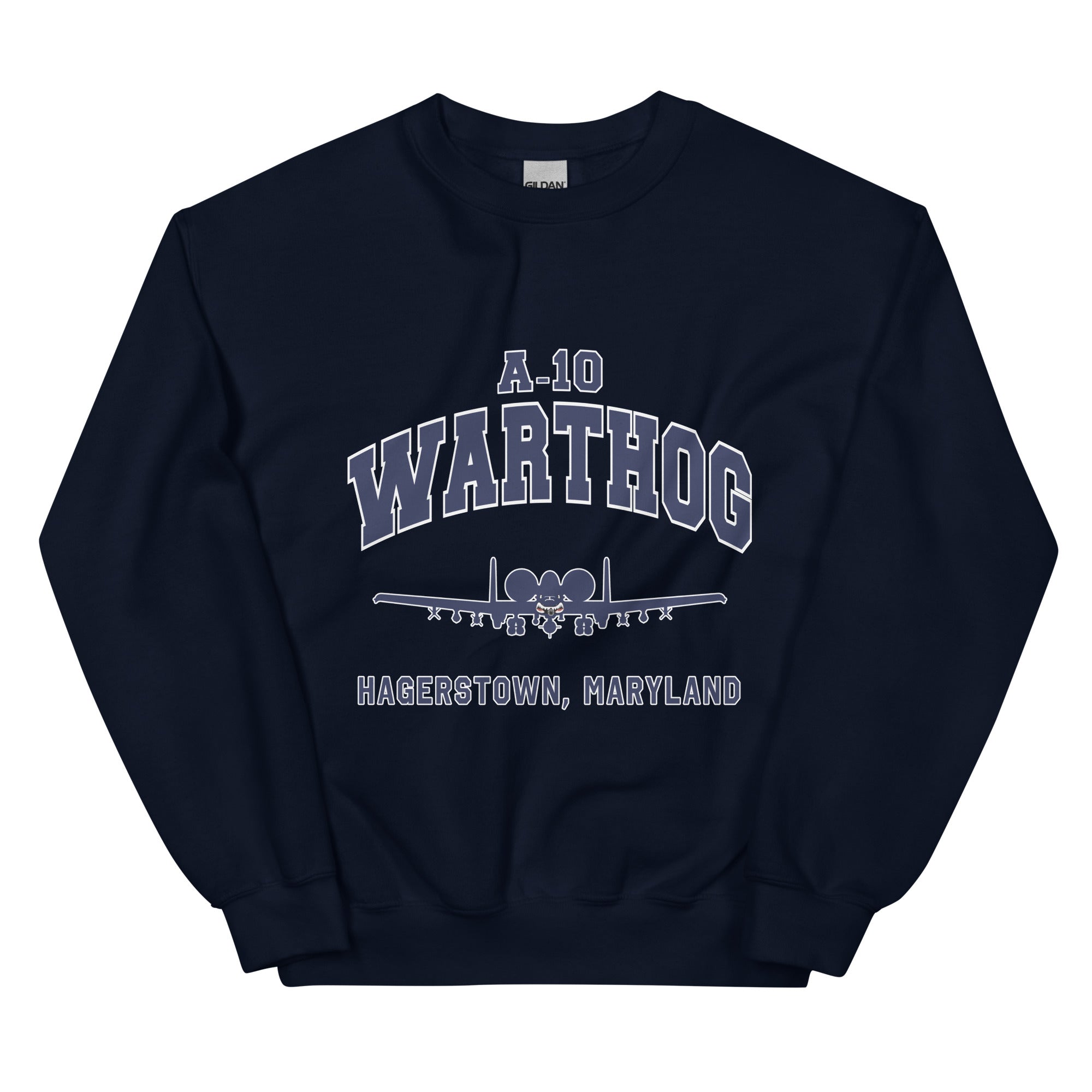 A-10 Warthog College Style Unisex Sweatshirt - I Love a Hangar