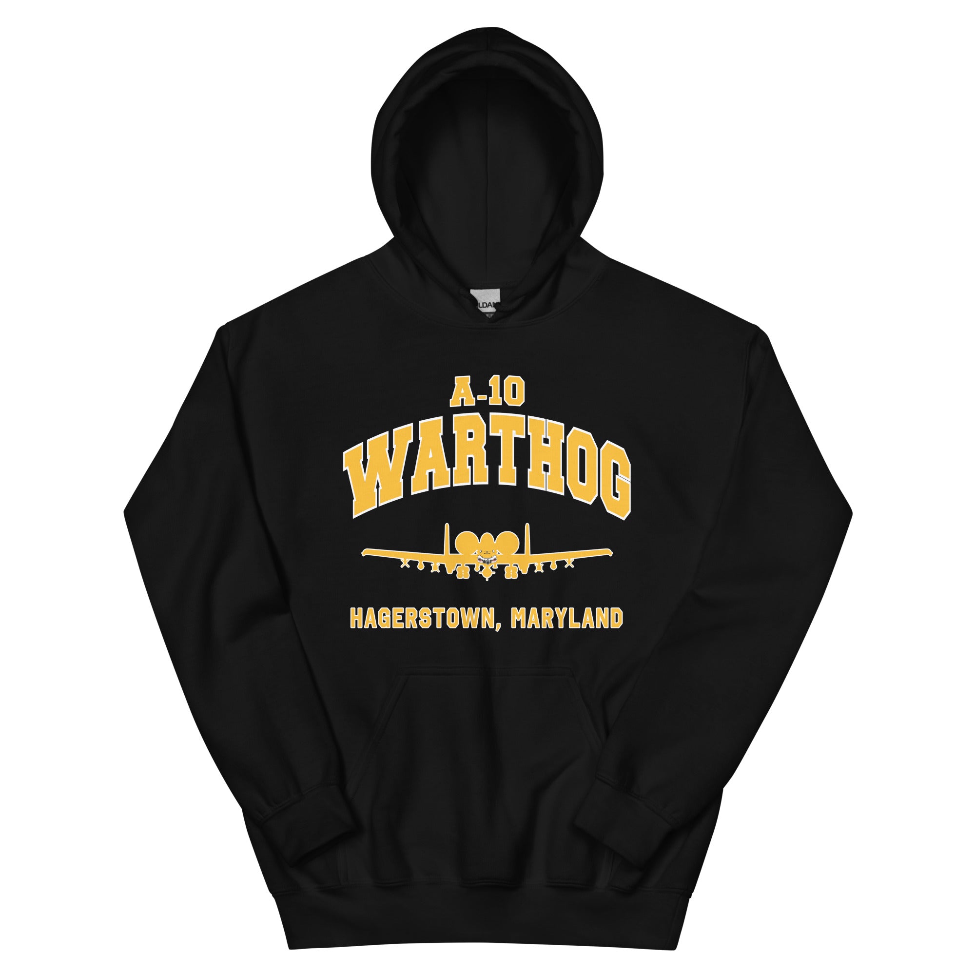 A-10 Warthog College Style Unisex Hoodie - I Love a Hangar