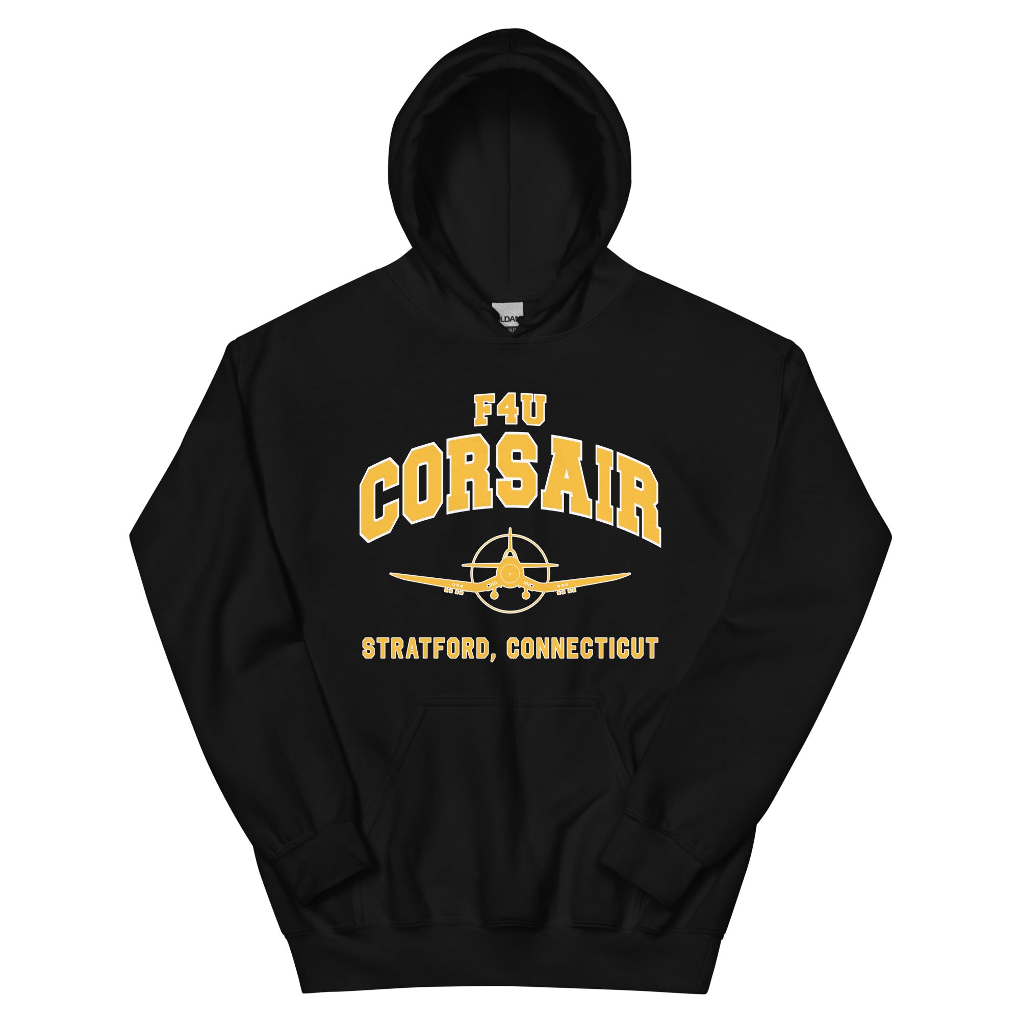 F4U Corsair College Style Unisex Hoodie - I Love a Hangar