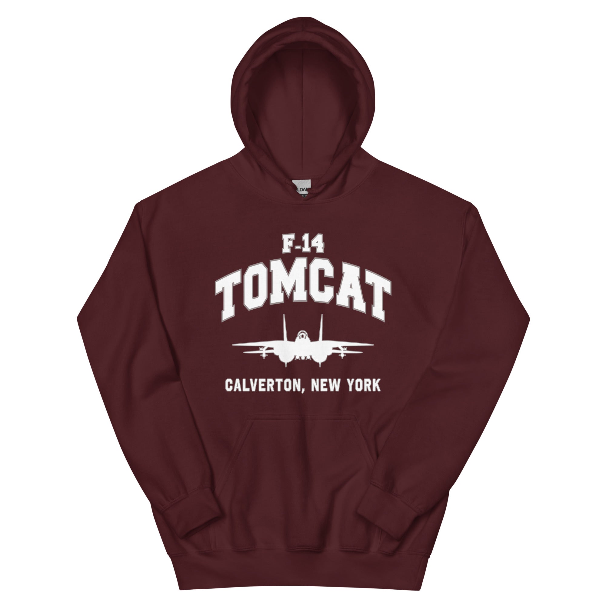 F-14 Tomcat College Style Unisex Hoodie - I Love a Hangar