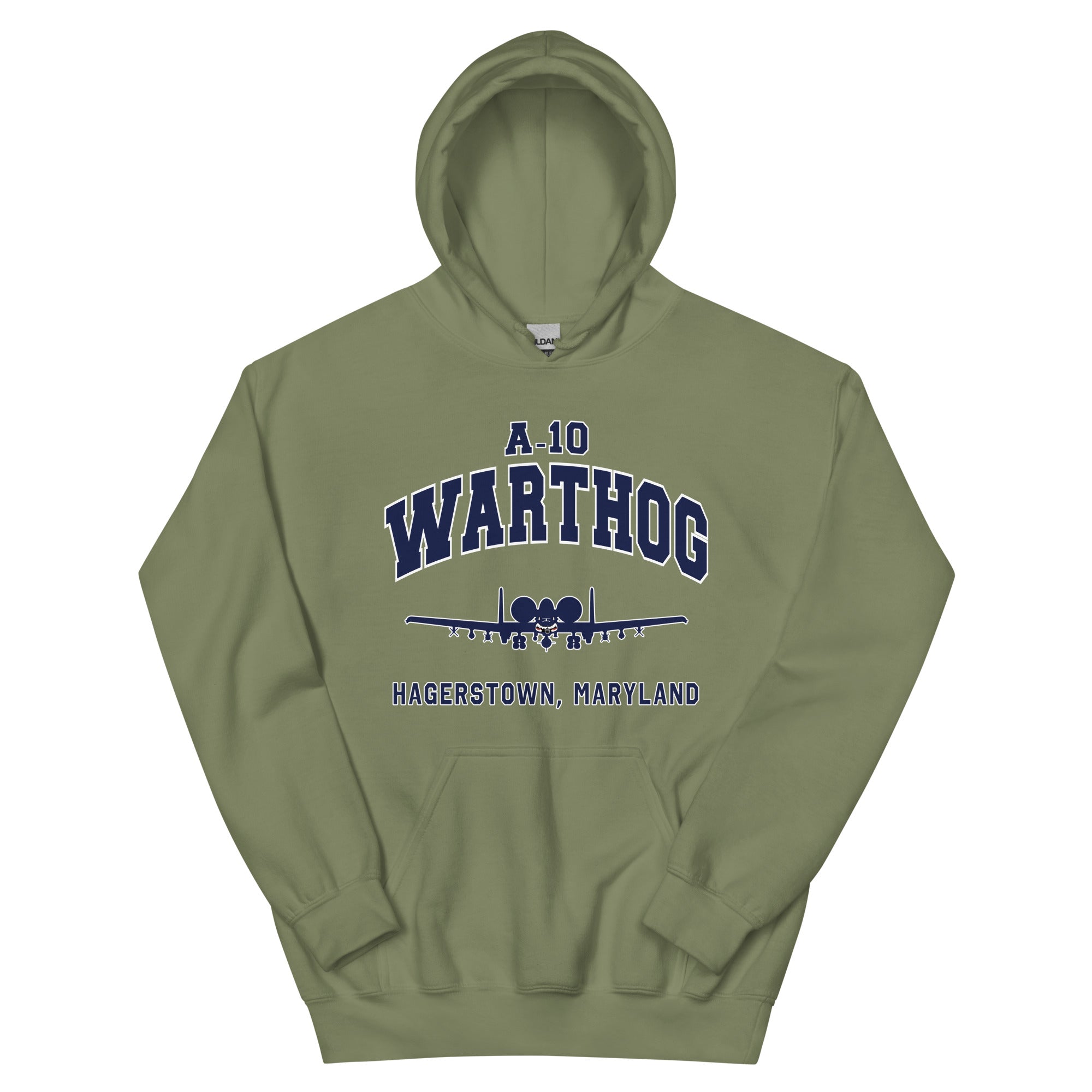 A-10 Warthog College Style Unisex Hoodie - I Love a Hangar