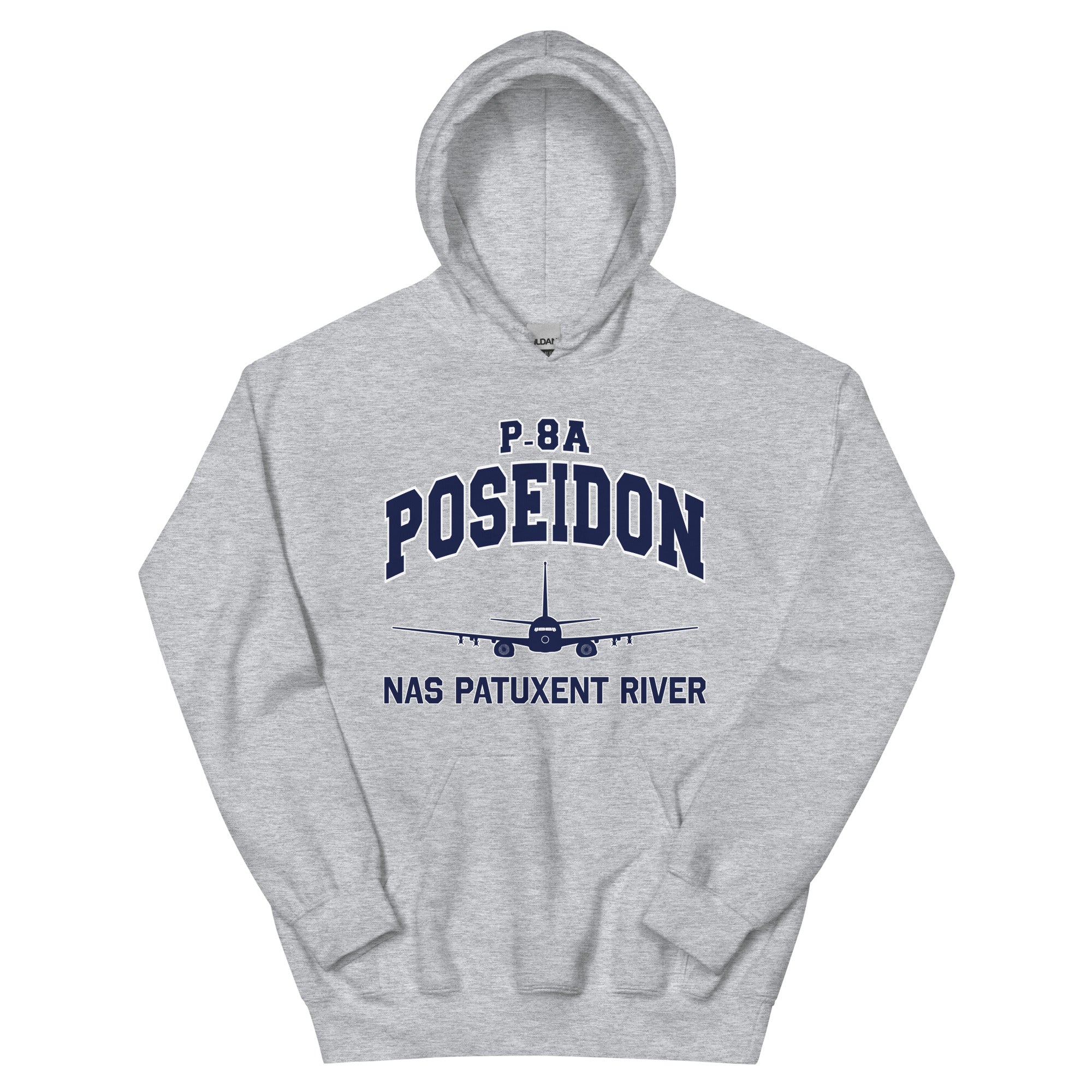 P-8A Poseidon "NAS Patuxent River" College Style Unisex Hoodie - I Love a Hangar