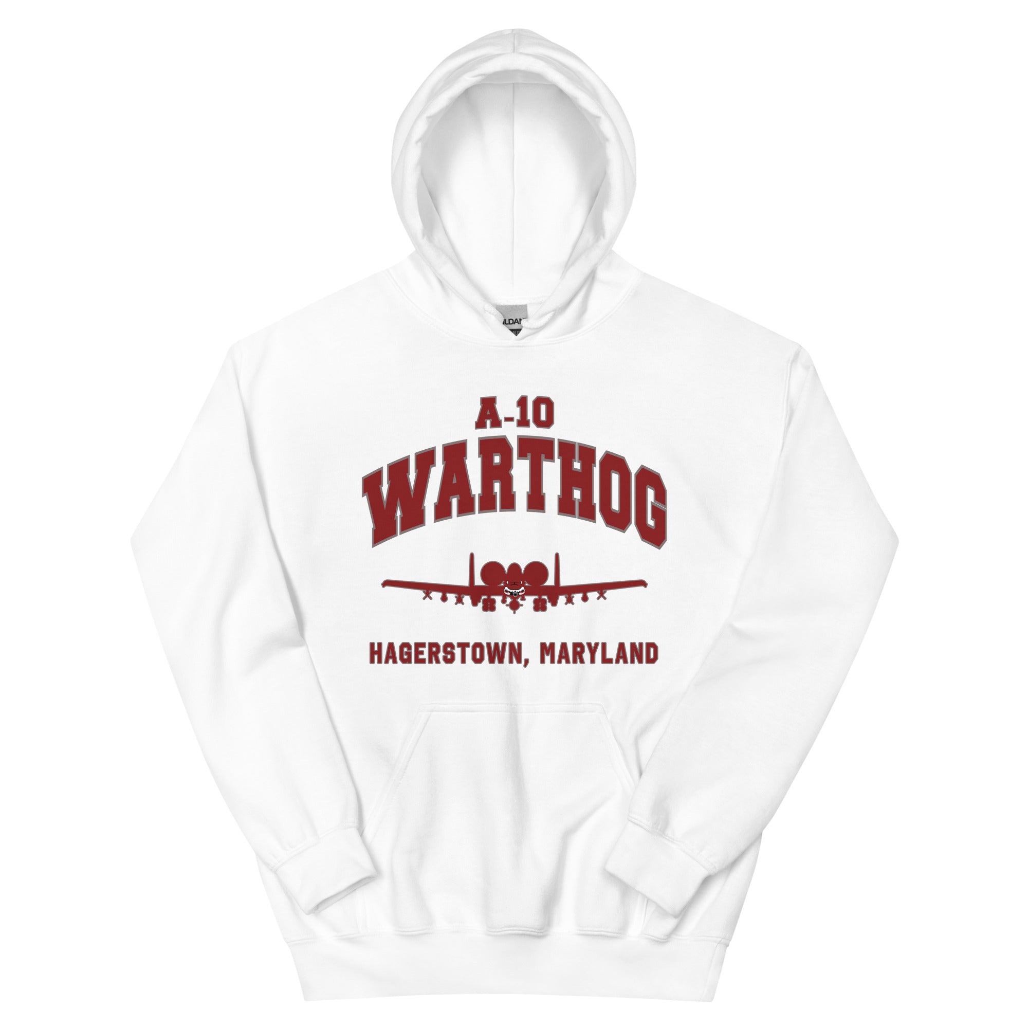 A-10 Warthog College Style Unisex Hoodie - I Love a Hangar