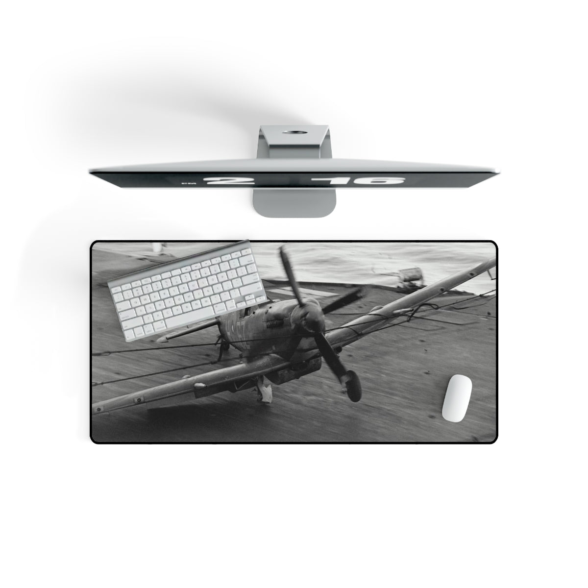 Supermarine Seafire Desk Mat - I Love a Hangar