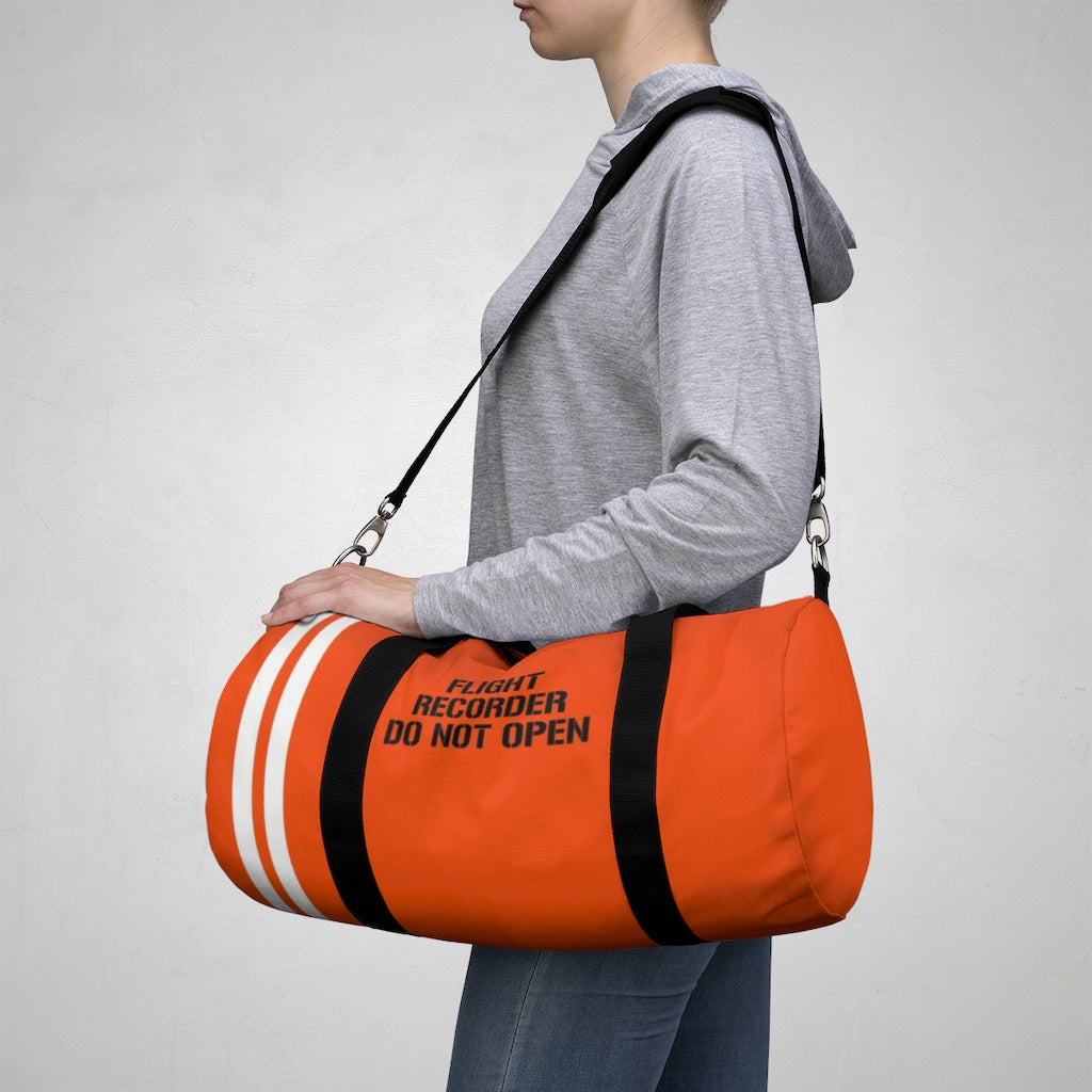 Flight Recorder Aviator's Duffel Bag - I Love a Hangar
