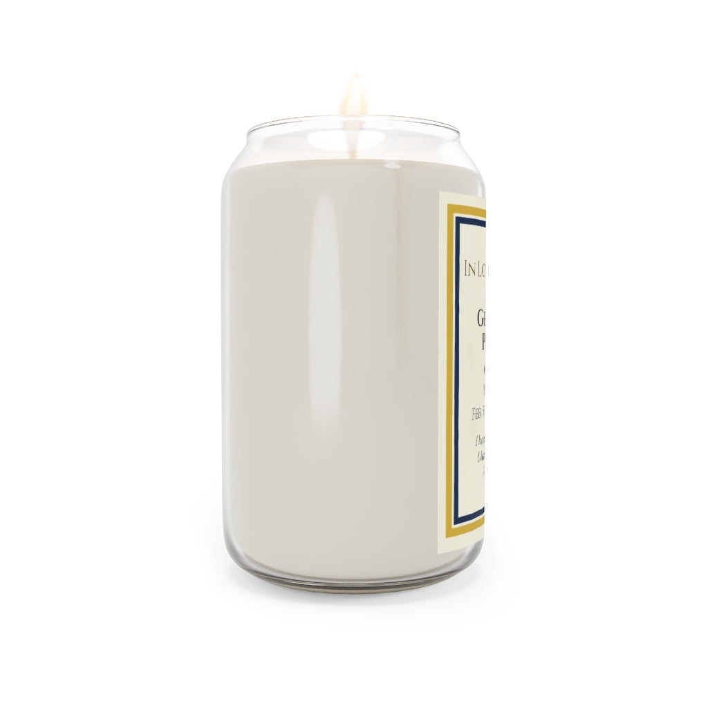 13.75 oz. Customizable Memorial Candle For Individual - I Love a Hangar