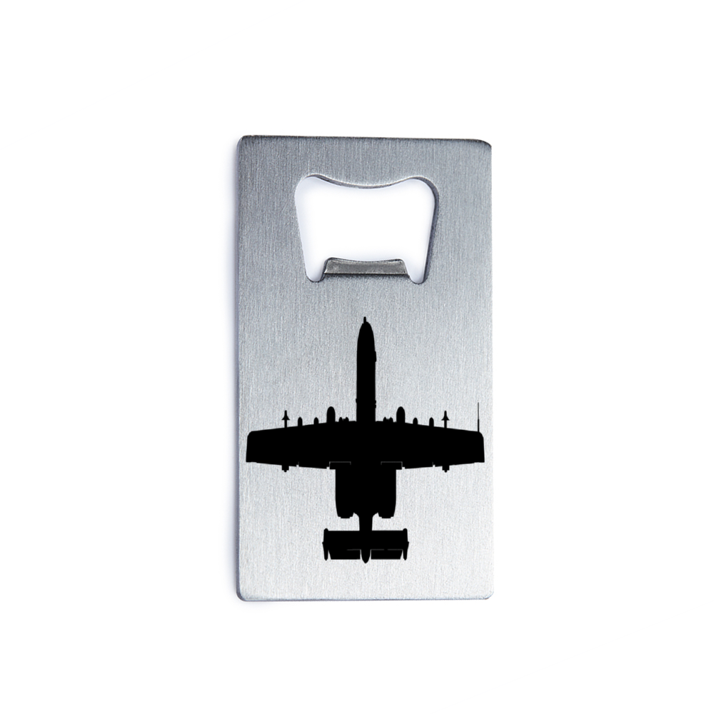 A-10 "BRRRRT!!" Stainless Steel Bottle Opener - I Love a Hangar