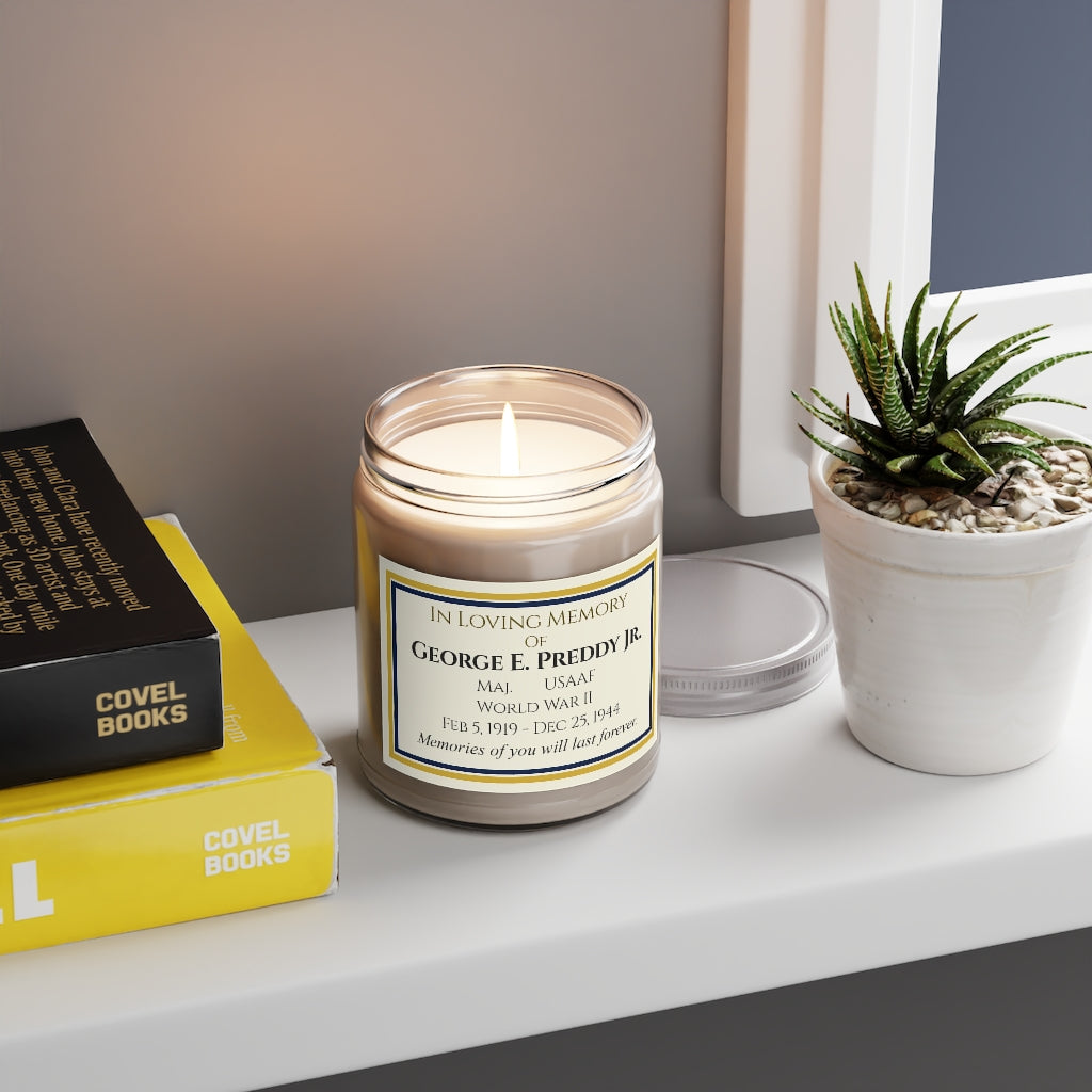 9 oz. Customizable Memorial Candle For Individual - I Love a Hangar