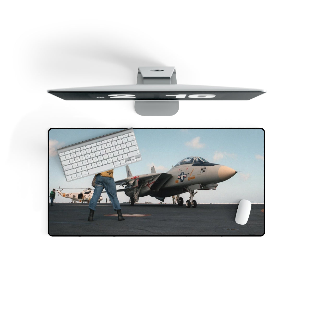 F-14 "Tomcat" Desk Mat - I Love a Hangar