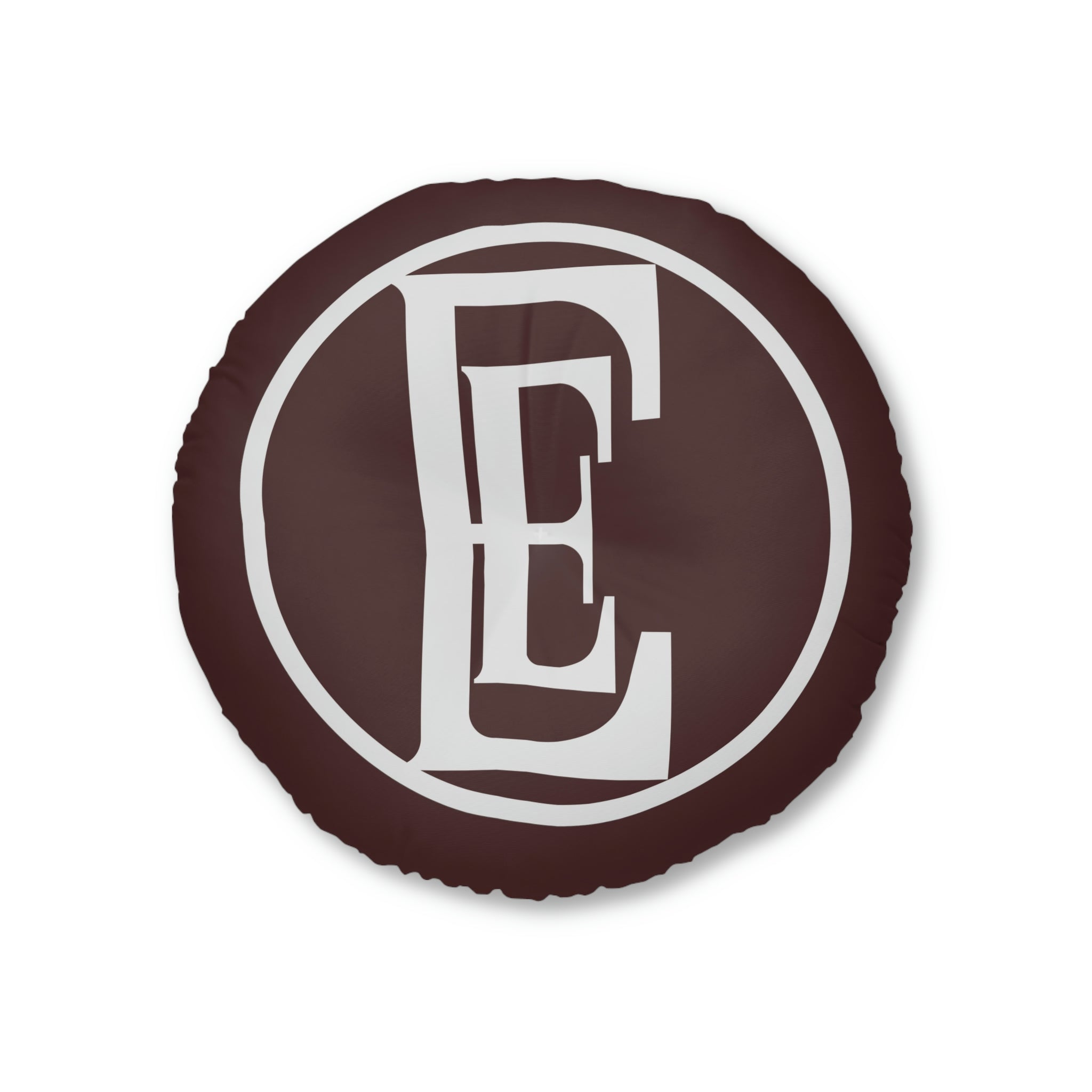 English Electric Tufted Floor Pillow, Round - I Love a Hangar