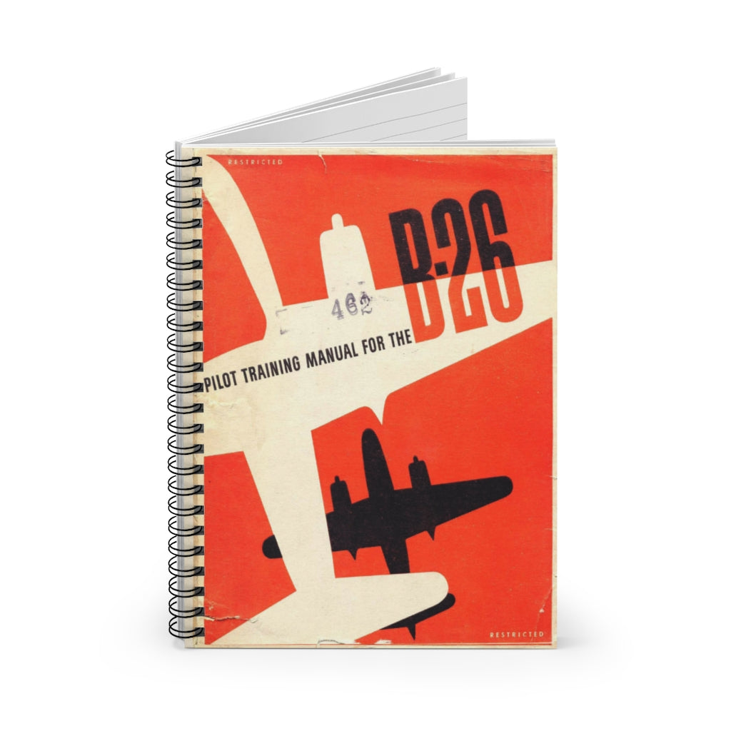 B-26 "Marauder" Inspired Spiral Notebook - I Love a Hangar