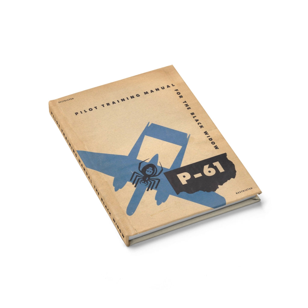P-61 "Black Widow" Inspired Hardcover Journal - I Love a Hangar