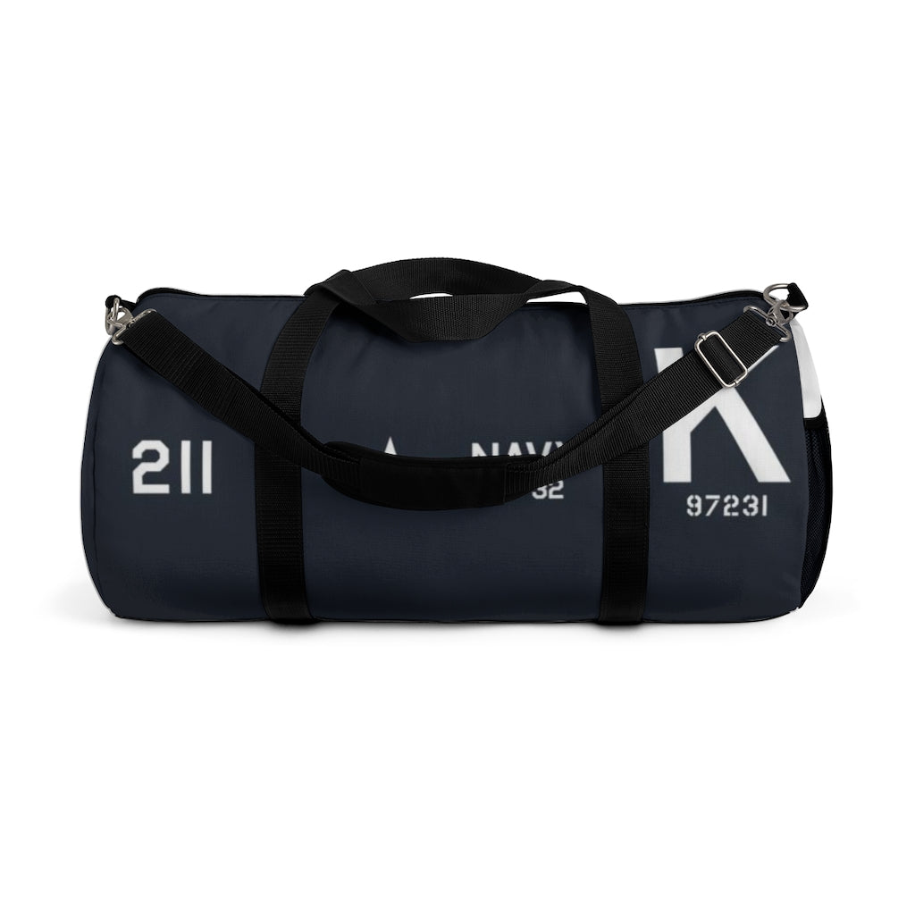 F4U of Jesse Brown Aviator Duffel Bag - I Love a Hangar