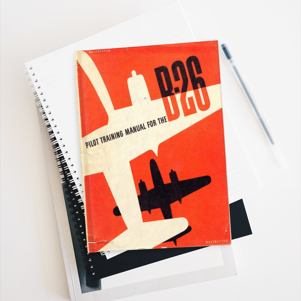 B-26 "Marauder" Inspired Hardcover Journal - I Love a Hangar