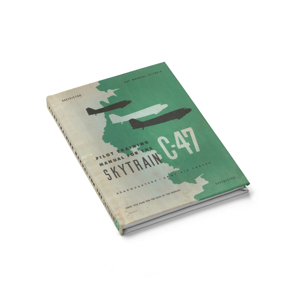 C-47 "Skytrain" Inspired Hardcover Journal - I Love a Hangar