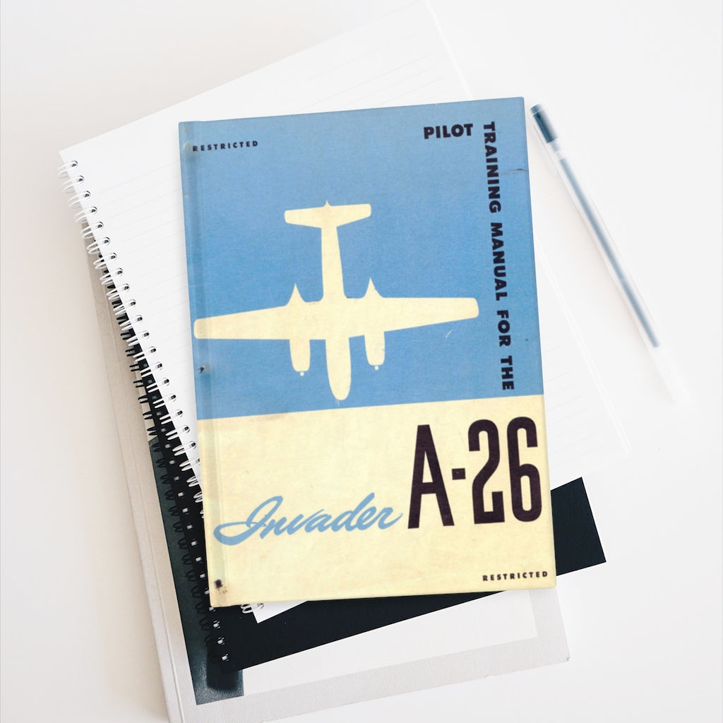 A-26 "Invader" Inspired Hardcover Journal - I Love a Hangar
