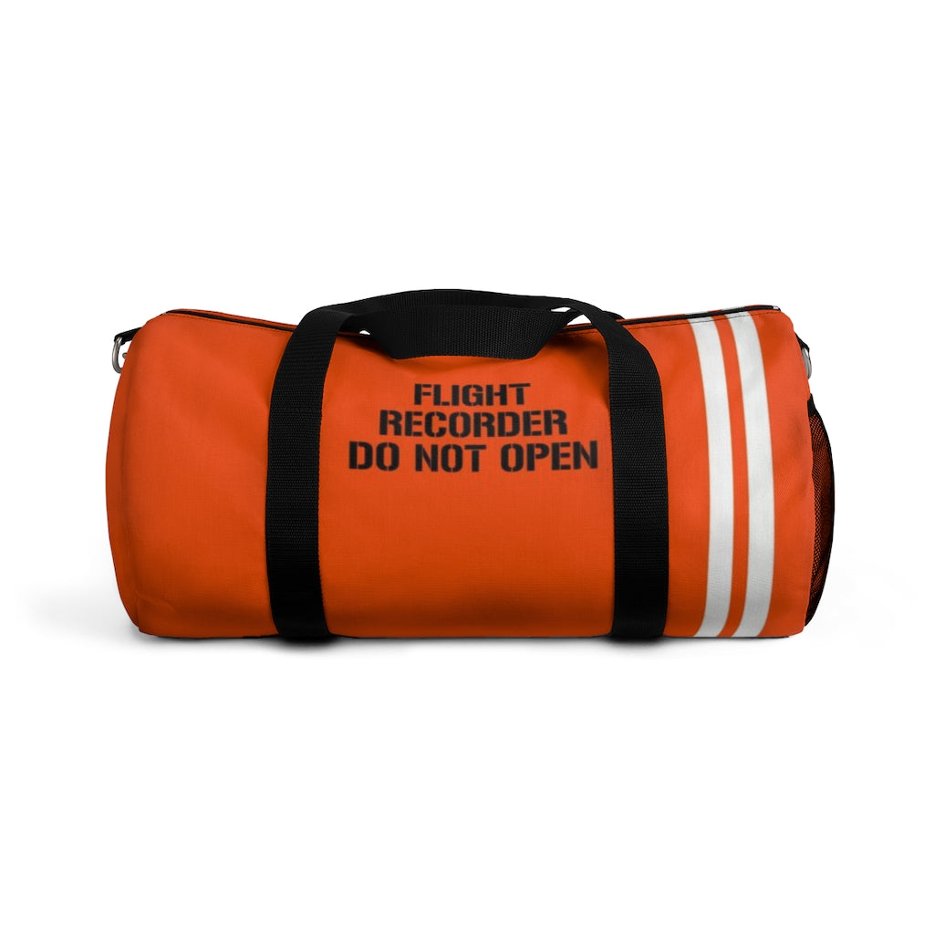 Flight Recorder Aviator's Duffel Bag - I Love a Hangar