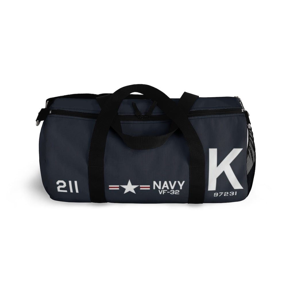 F4U of Jesse Brown Aviator Duffel Bag - I Love a Hangar