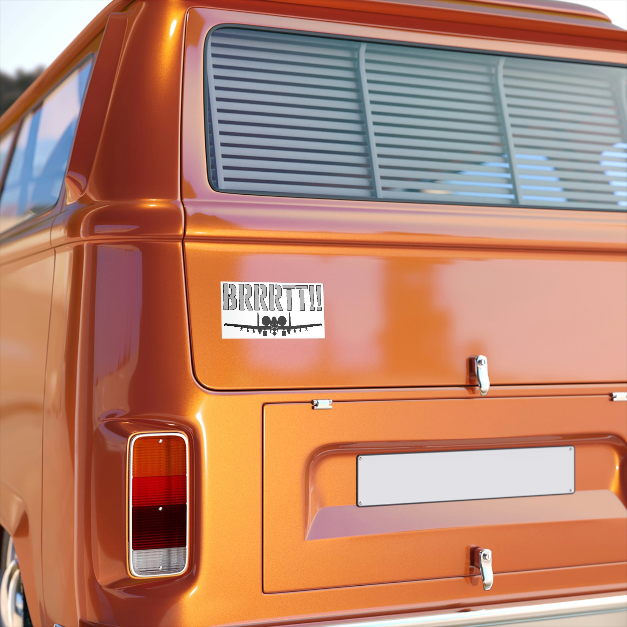 "BRRRTT!!" Bumper Stickers - I Love a Hangar
