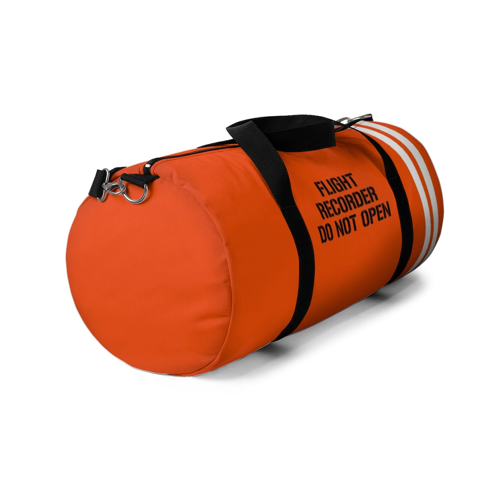 Flight Recorder Aviator's Duffel Bag - I Love a Hangar