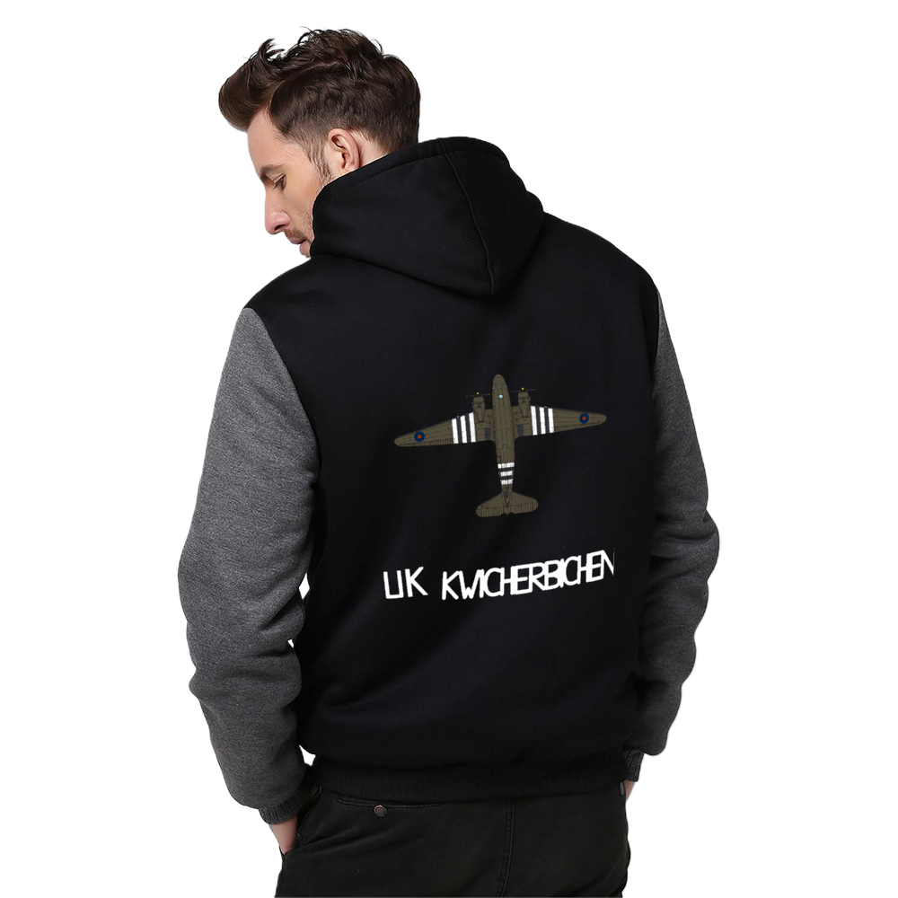 C-47 "Kwicherbichen" Sherpa Lined Full Zip Hoodie - I Love a Hangar