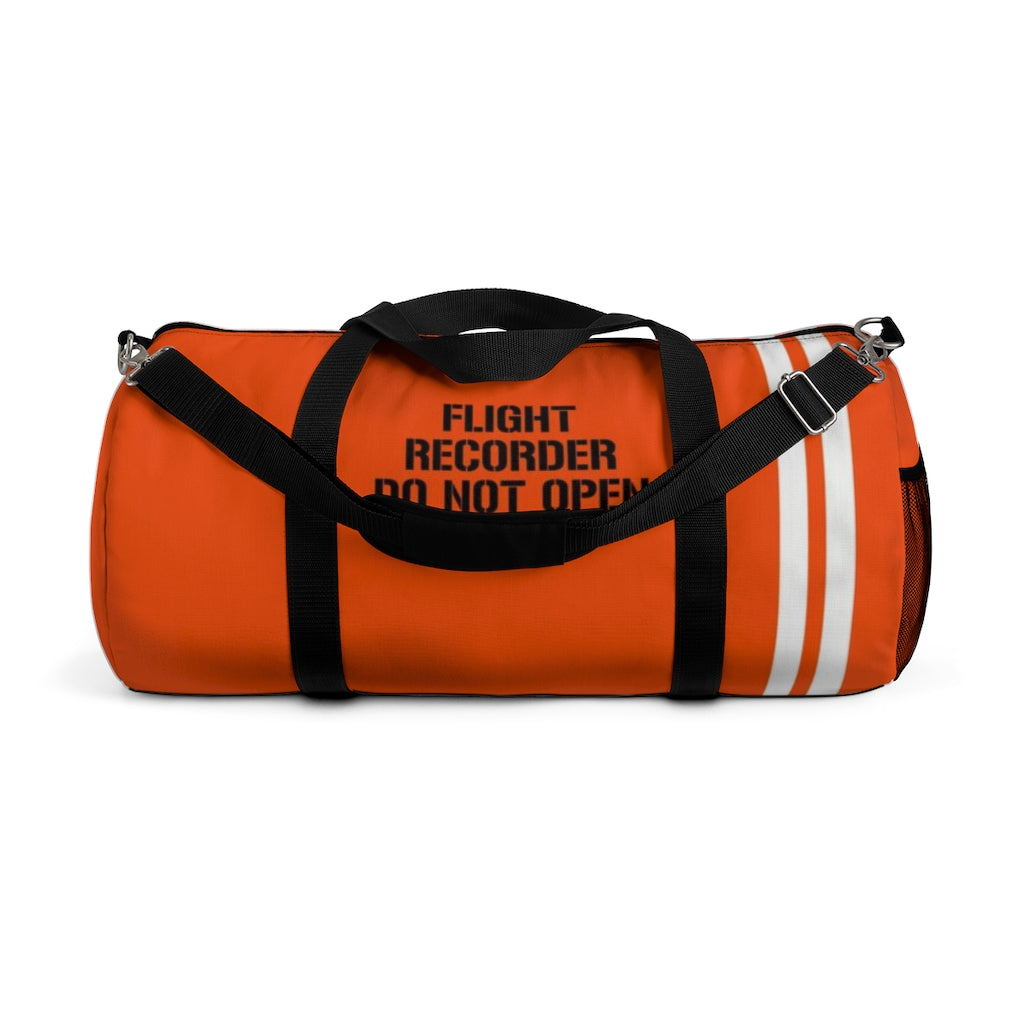 Flight Recorder Aviator's Duffel Bag - I Love a Hangar