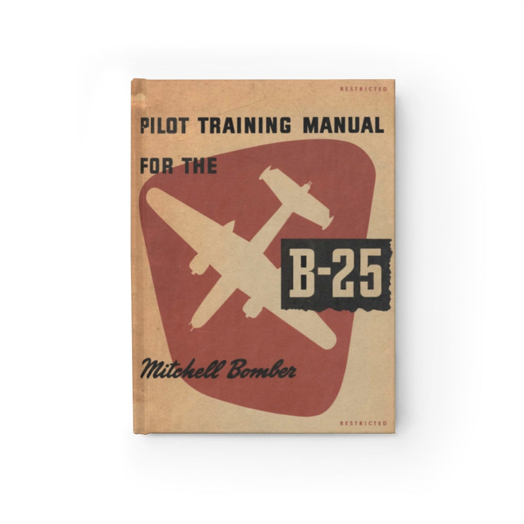 B-25 "Mitchell" Inspired Hardcover Journal - I Love a Hangar