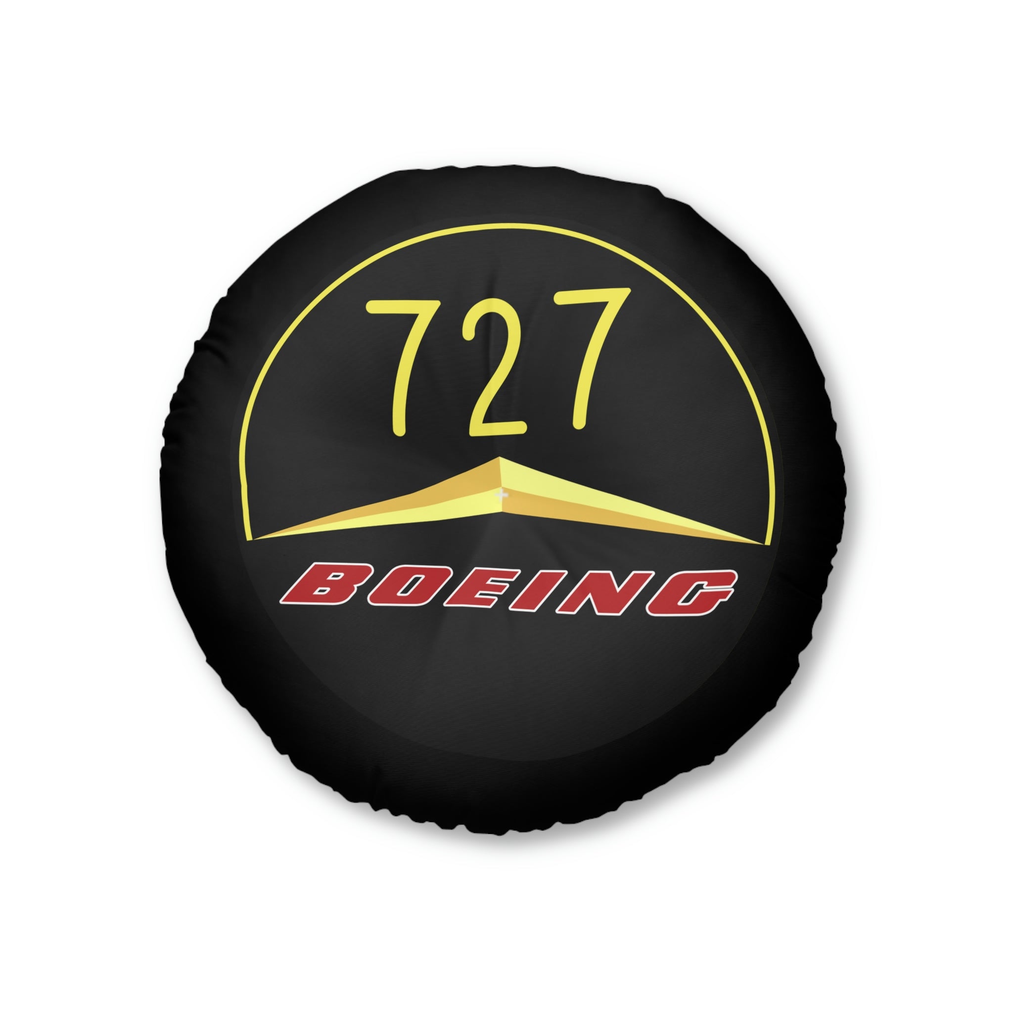 727 Tufted Floor Pillow, Round - I Love a Hangar