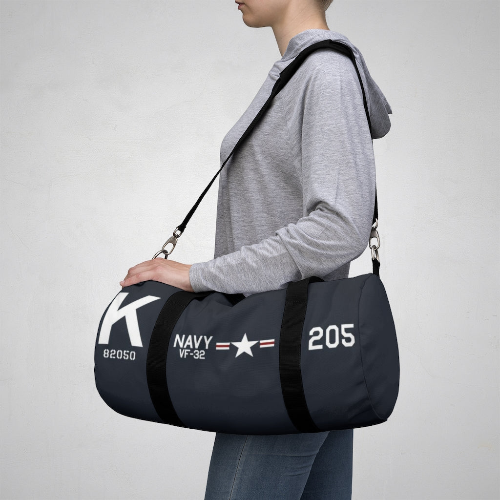 F4U of Thomas Hudner Jr Aviator Duffel Bag - I Love a Hangar