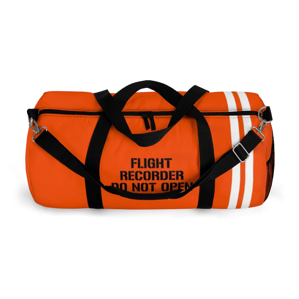 Flight Recorder Aviator's Duffel Bag - I Love a Hangar