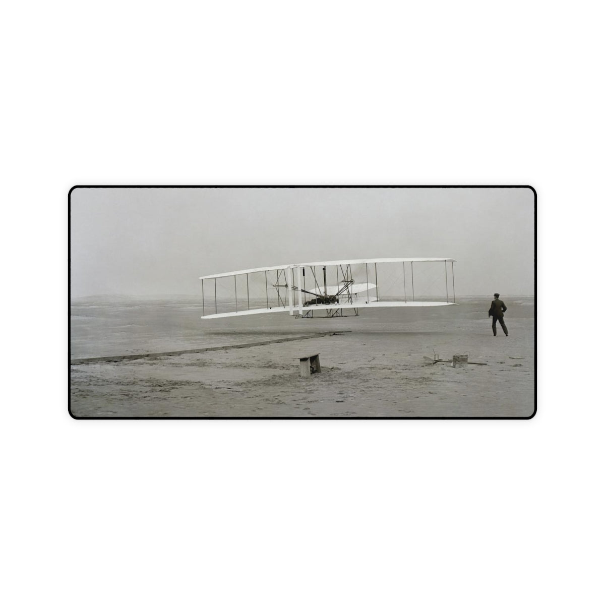 Wright Brothers Desk Mat - I Love a Hangar