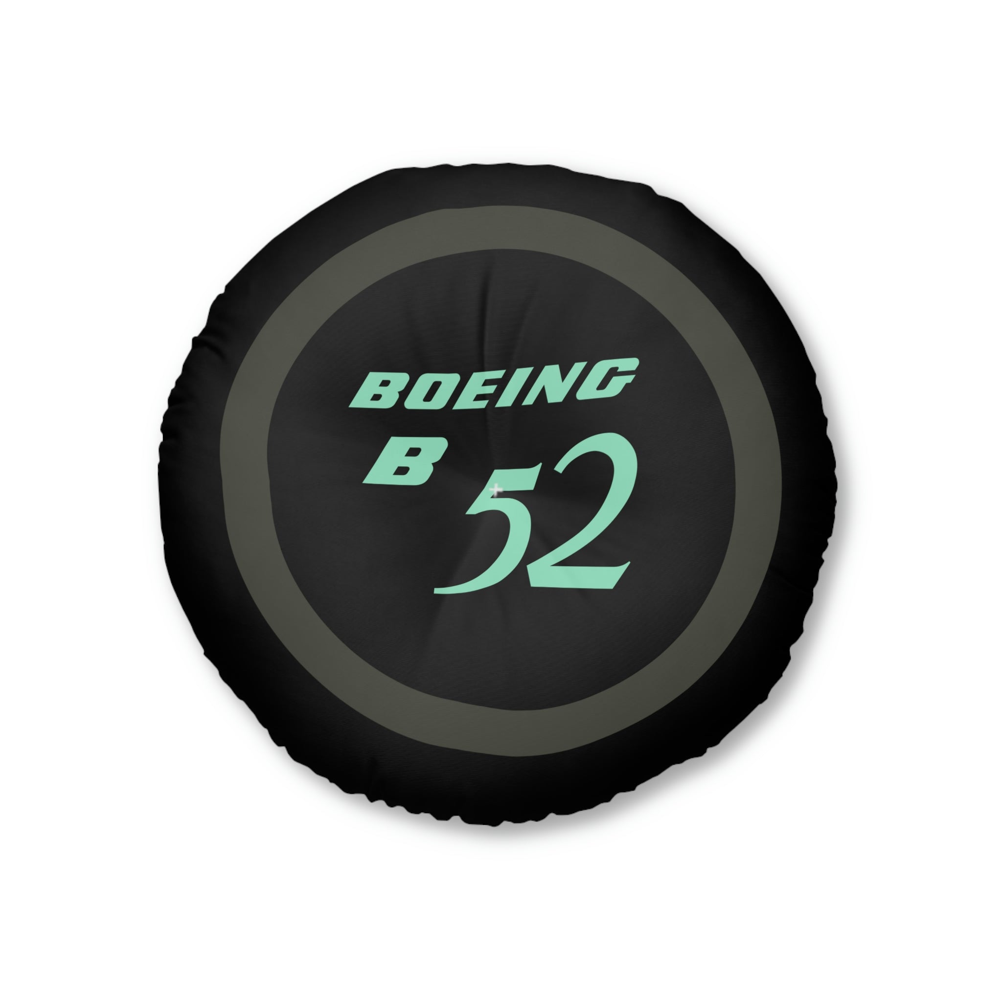 B-52 Tufted Floor Pillow, Round - I Love a Hangar