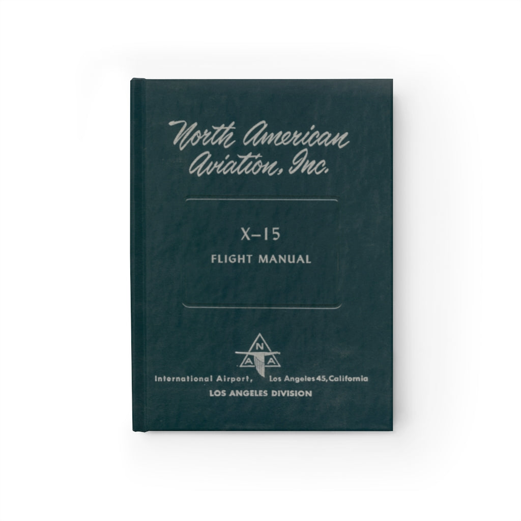 X-15 Inspired Hardcover Journal - I Love a Hangar