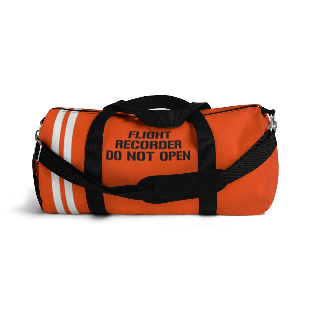 Flight Recorder Aviator's Duffel Bag - I Love a Hangar