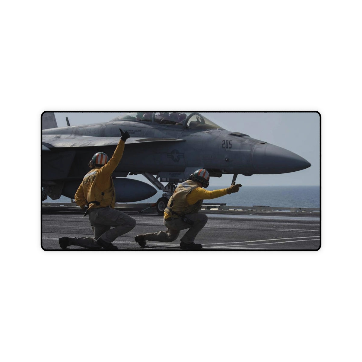 F/A-18F Launching Desk Mat - I Love a Hangar