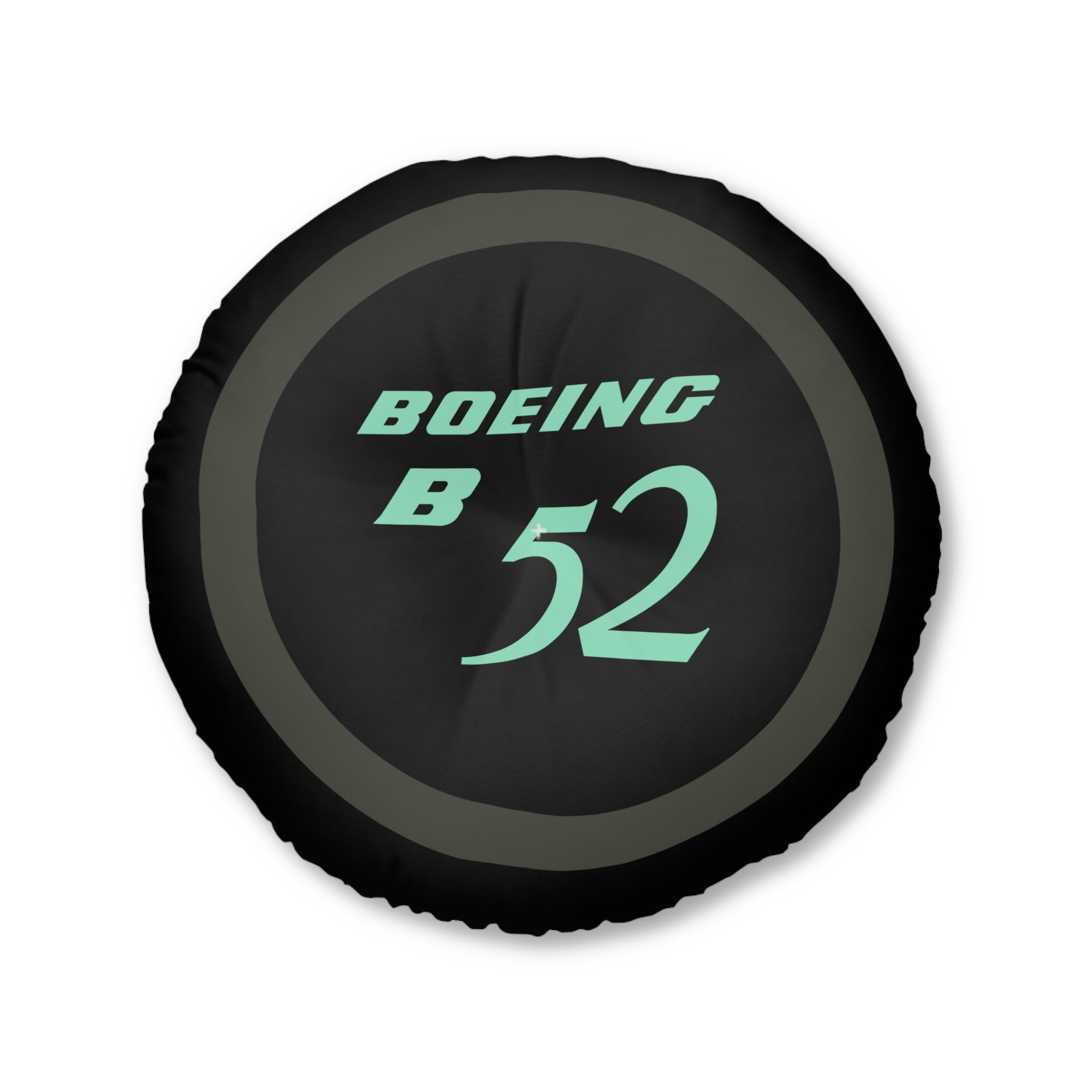 B-52 Tufted Floor Pillow, Round - I Love a Hangar