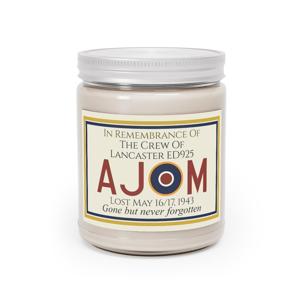 9oz Customizable Memorial Candle For Crew (RAF/RCAF/RAAF) - I Love a Hangar