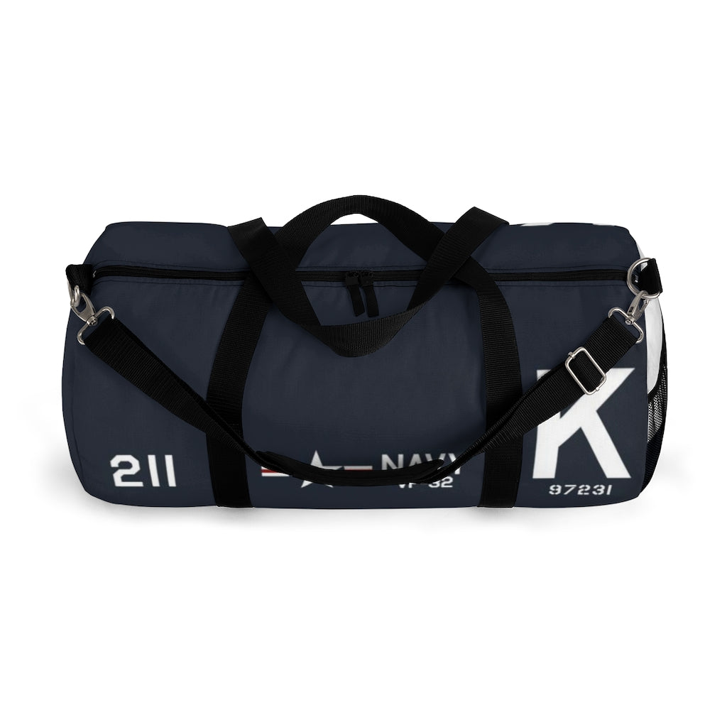 F4U of Jesse Brown Aviator Duffel Bag - I Love a Hangar